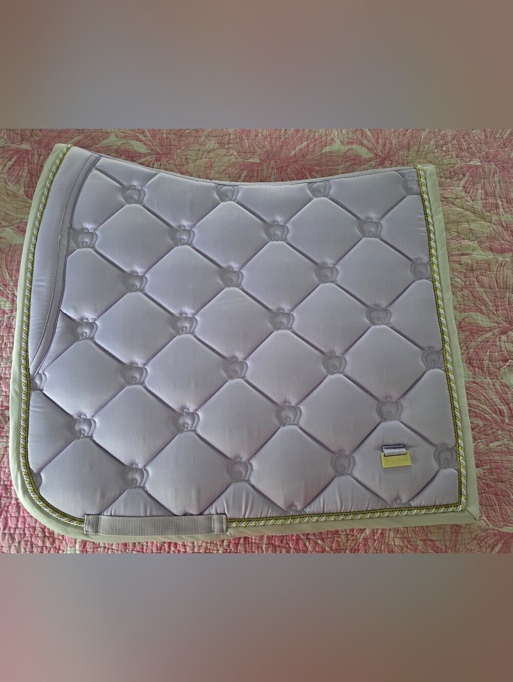 Ps Of Sweden Soft Lilac Full Dressage Saddle Pad New!